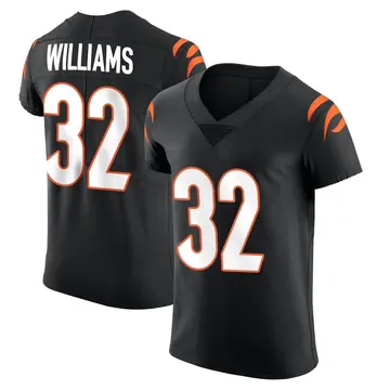 Nike Trayveon Williams Men's Elite Cincinnati Bengals Black Team Color Vapor Untouchable Jersey