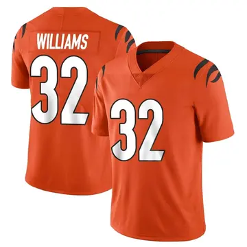 Nike Trayveon Williams Men's Limited Cincinnati Bengals Orange Vapor Untouchable Jersey