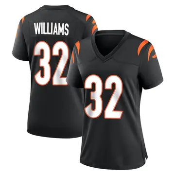 Nike Trayveon Williams Women's Game Cincinnati Bengals Black Team Color Jersey