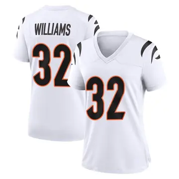 Nike Trayveon Williams Women's Game Cincinnati Bengals White Jersey