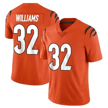 Nike Trayveon Williams Youth Limited Cincinnati Bengals Orange Vapor Untouchable Jersey