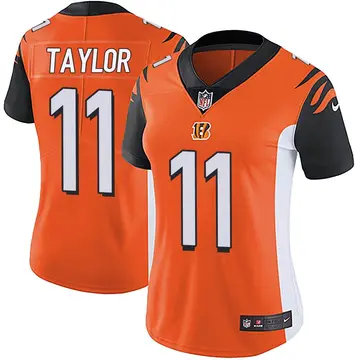 Nike Trent Taylor Women's Limited Cincinnati Bengals Orange Vapor Untouchable Jersey
