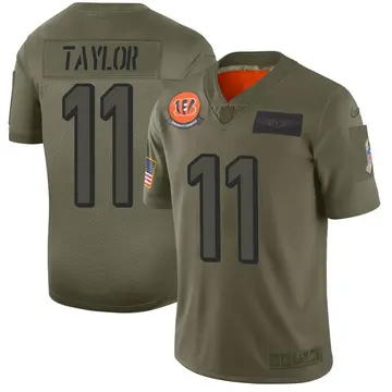Nike Trent Taylor Youth Limited Cincinnati Bengals Camo 2019 Salute to Service Jersey