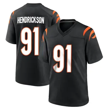 Nike Trey Hendrickson Men's Game Cincinnati Bengals Black Team Color Jersey