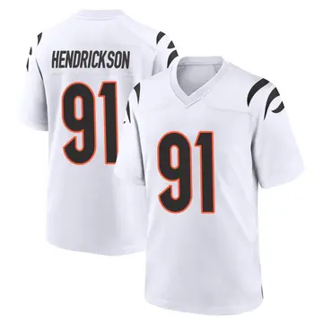 Nike Trey Hendrickson Men's Game Cincinnati Bengals White Jersey
