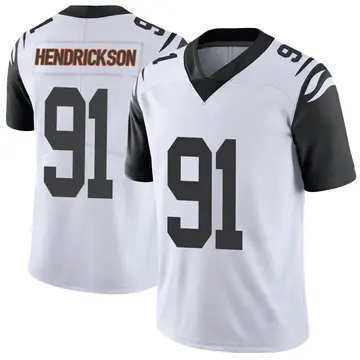 Nike Trey Hendrickson Men's Limited Cincinnati Bengals White Color Rush Vapor Untouchable Jersey