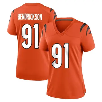 Nike Trey Hendrickson Women's Game Cincinnati Bengals Orange Jersey