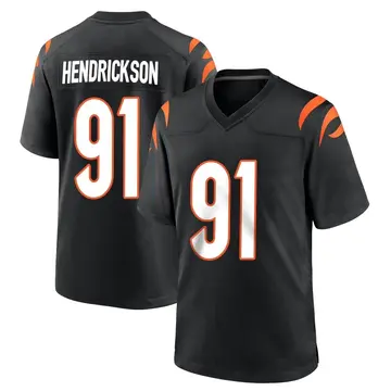 Nike Trey Hendrickson Youth Game Cincinnati Bengals Black Team Color Jersey