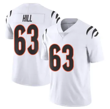 Nike Trey Hill Youth Limited Cincinnati Bengals White Vapor Untouchable Jersey