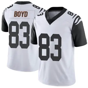 Nike Tyler Boyd Youth Limited Cincinnati Bengals White Color Rush Vapor Untouchable Jersey