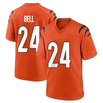 Nike Vonn Bell Men's Game Cincinnati Bengals Orange Jersey