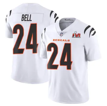 Nike Vonn Bell Men's Limited Cincinnati Bengals White Vapor Untouchable Super Bowl LVI Bound Jersey