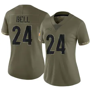Nike Vonn Bell Women's Limited Cincinnati Bengals Olive 2022 Salute To Service Jersey