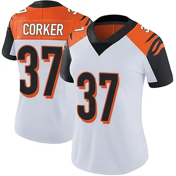 Nike Yusuf Corker Women's Limited Cincinnati Bengals White Vapor Untouchable Jersey