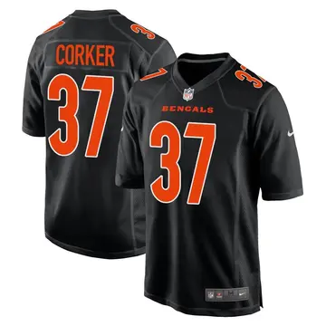 Nike Yusuf Corker Youth Game Cincinnati Bengals Black Fashion Jersey