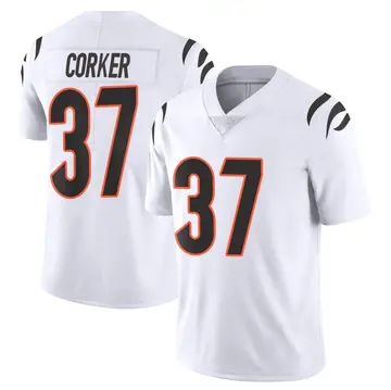 Nike Yusuf Corker Youth Limited Cincinnati Bengals White Vapor Untouchable Jersey